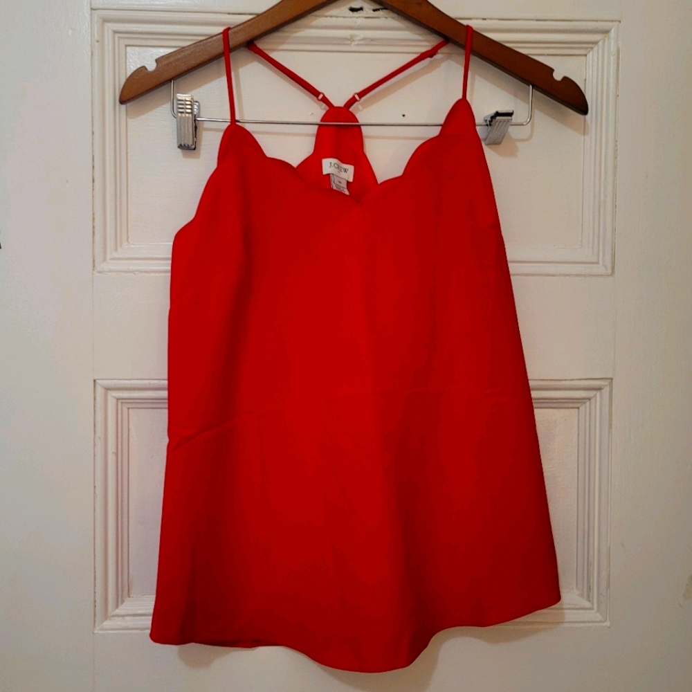 J.Crew Scalloped Tank